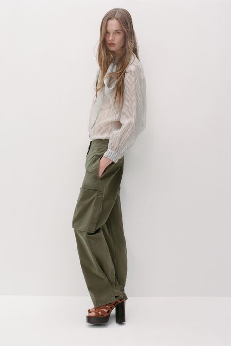 Pantalon cargo femme